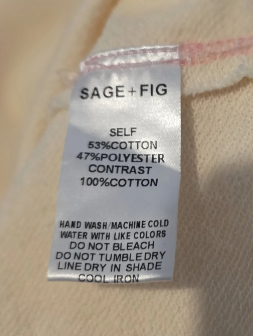Sage + Fig Floral Appliqué Oversized Top - Boho Daisy Pullover EUC, LG - Picture 3 of 12